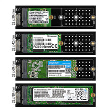 Carcasa Case Convertidor Adaptador SSD M.2 NGFF a SATA 2.5"
