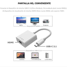 Convertidor Adaptador USB C 3.1 a HDMI 1080P